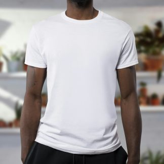 Bv2N1S Men's Classic Crew Neck T-Shirt — Soft Cotton Everyday Tee